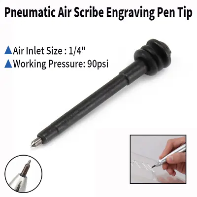 1/4'' Pneumatic Air Scribe Engraving Pen F Carve Grinding Jewelry Engraving Tool • $23.38