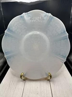 Vintage 10.5” Inch  Milk Glass Dinner Plate • $9.99