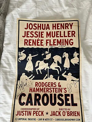 $100 • Buy Signed Broadway Carousel Poster