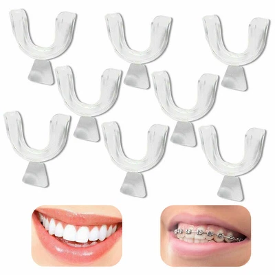 $13.12 • Buy 12PCS Silicone Mouth Guard Teeth Night Clenching Grinding Sleep Dental Care