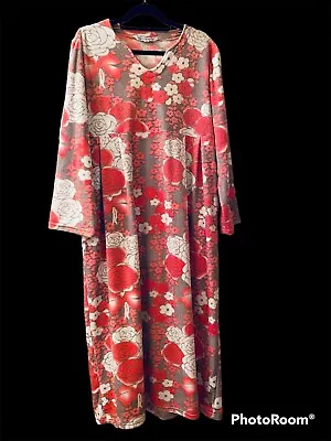 £19.99 • Buy Slenderella Pink Velour Kaftan X Large 48-50” Robe Lounge Wear Dressing Gown