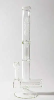 AMG Glass Massive 19 Inch Inline To UFO Perc Glass Bong Water Pipe • $174.99