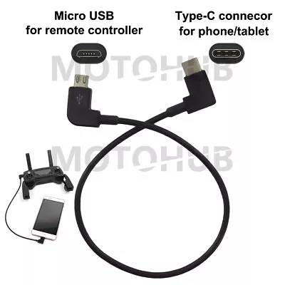 OTG Micro USB Cable Data Cord For DJI Mavic Mini 1 Remote Controller To Type-C • $5.99