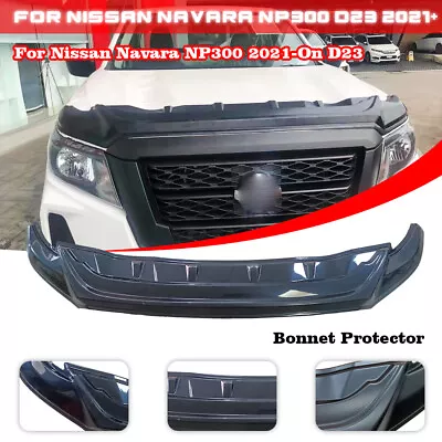 Bonnet Protector For Nissan Navara NP300 MY21 2021-On D23 Guard Black • $67.79