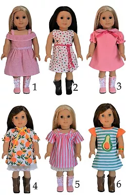 Doll Clothes Dress Fit 18  American Girl Dolls Maplelea ChB • $7.97