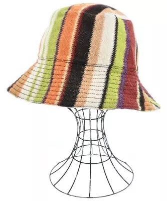 MISSONI Hat GreenxOrangexBrown Etc. 2200425579046 • $131