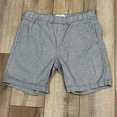 $10.19 • Buy Mens Label Of Graded Goods Gray Drawstring Shorts Size 31 7” Long Pockets 379
