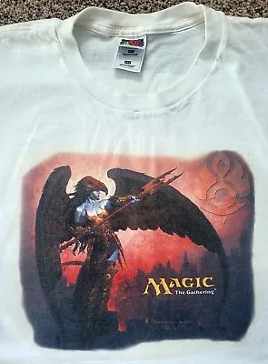 Vintage Magic The Gathering Shirt - MTG Desolation Angel - XXL - 2004 Apocalypse • $89.95