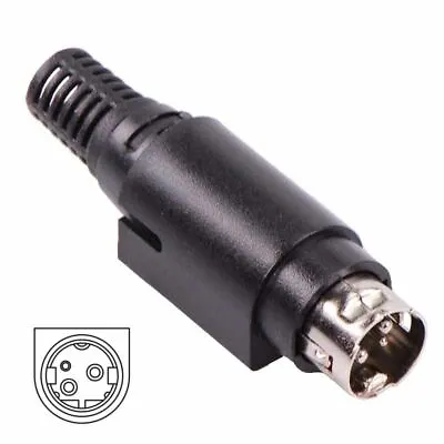 3 Pin Power DIN Connector DC Plug • £4.09