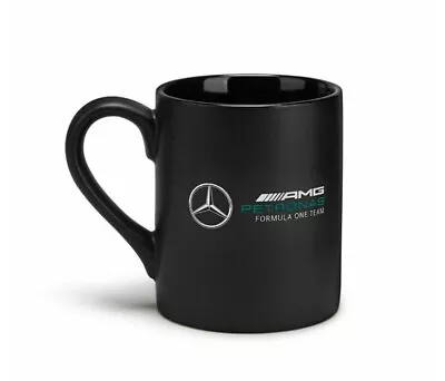 Mercedes AMG Petronas F1 Team Matte Black Coffee Mug Officially Licensed Product • $26
