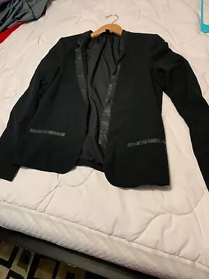 10x23” Mossimo Blazer Jacket Ladies Lined Black Front • $7.50