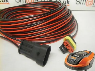 10m POWER CABLE FOR HUSQVARNA FLYMO GARDENA 1200R R40Li Robotic Lawn Mower NEW • £22.40