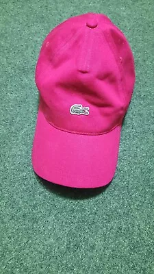 Lacoste Men's Strapback Baseball Cap Mini Croc Hat • $10