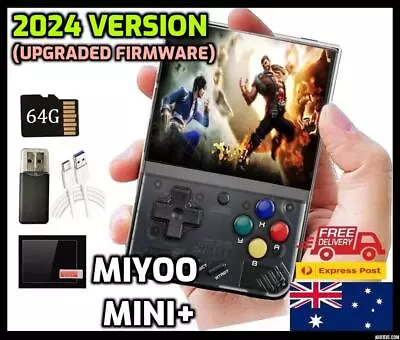 Miyoo Mini+ Plus Retro Handheld Console 64GB Newest Version OnionOS WiFi • $129.99