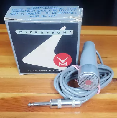 Vtg.  Shure Brothers USA Dynamic Microphone Licensed Under Voice Of Music #8371 • $42.95