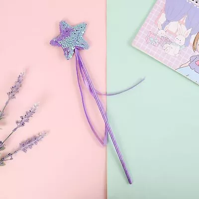Fairy Wand Dreamlike Five Pointed Star Fairy Wand Kids Magics Stick Party Gift • £2.63