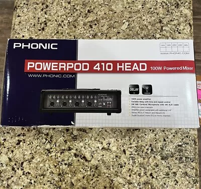 Phonic 410 100 Watt 4 Channel Powered Mixer- New • $110