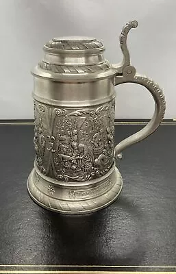 VINTAGE SKS PEWTER MINI STEIN MADE IN GERMANY 95% Zinn 6” Tall • $42.90