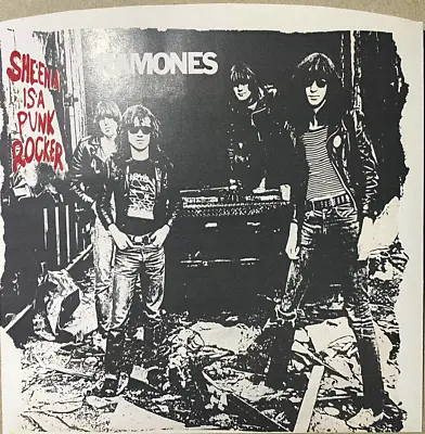 Ramones Sheena Is A Punk Rocker (usa Sleeve Only Reprint) • £8