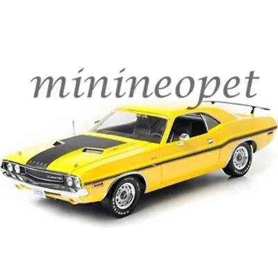 Greenlight Ncis 1970 Dodge Challenger R/t 1/18 Diecast Model Car Yellow 12845 • $53.70