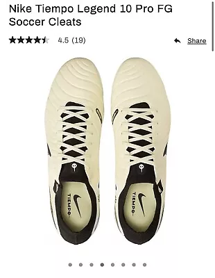 Nike Tiempo Legend 10 Pro FG Soccer Cleats ‘Mad Ready Pack’ Size 11 DV4334-700 • $16.92