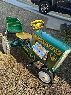 Vintage 1960s Murray 2 Ton Diesel Pedal Tractor Original Paint • $2200