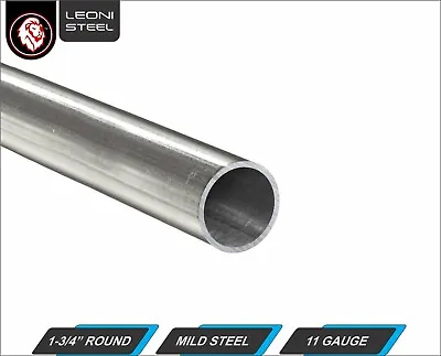 1-3/4  Round Tube - Mild Steel - 11 Gauge - ERW - 48  Long (4-ft)  • $59.75