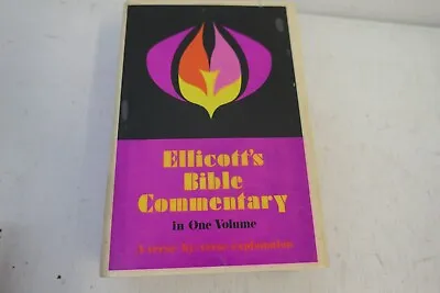Ellicott's Bible Commentary In One Volume Zondervan Hardcover • $19.99