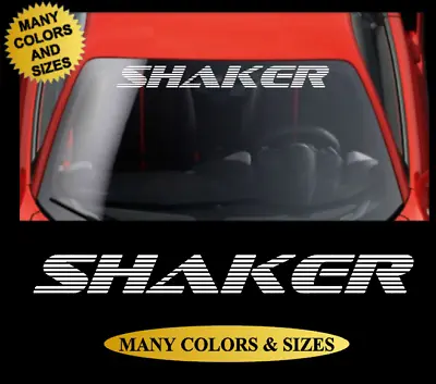 $17.99 • Buy Windshield Window Banner Vinyl Decal Sticker Shaker For Fit Dodge Challenger