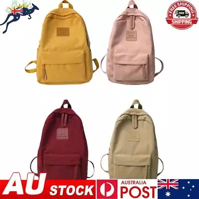 Women Ladies Backpack Casual Simple Laptop Backpacks Nylon Light Travel Knapsack • $20.09