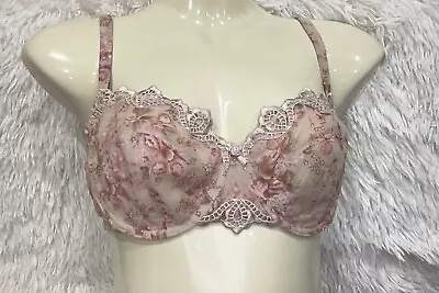 Balconette Floral Bra By Panache Size UK 30D • £6