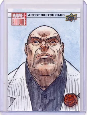 Upper Deck Marvel Annual 2021-22 SKetch Card Quirante Kingpin • $99.99