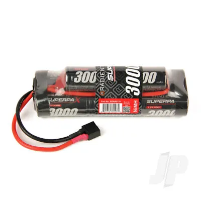 £26.98 • Buy Radient NiMH Battery 9.6V 3000mAh SC 6-2 Hump Pack Deans HCT T-style Connector P