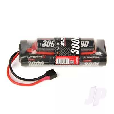 Radient NiMH Battery 9.6V 3000mAh SC 6-2 Hump Pack Deans HCT T-style Connector P • £26.98