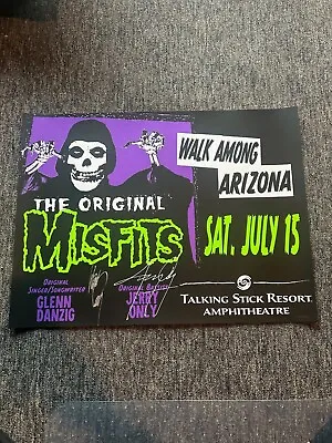 The MISFITS  Signed Concert Poster 7/15 Phoenix Autographed Rare Danzig 47/500 • $299