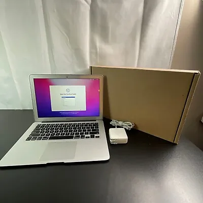 Apple Mac Book Air A1466 Silver USB 128/4GB Storage Built In Camera Laptop • $186.99