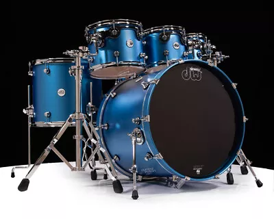 DW Design Series 6pc Kit - Aqua Metallic  CymbalFusion.com Exclusive • $2127