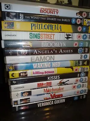 Irish Movie 14 Dvd Lot Veronica Guerin Waking Ned Sing Street Brooklyn + More • £46.60