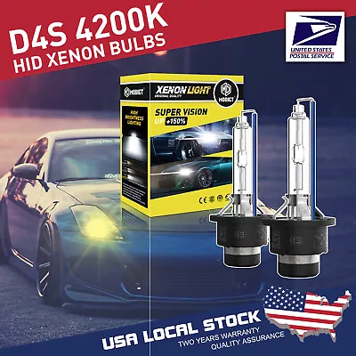 D4S 4200K OEM 90981-20024 HID XENON BULBS SET OF 2 For  LEXUS • $17.39