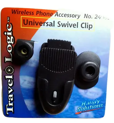 Universal Black Swivel Belt Clip Travel Logic Cell Phone GPS Baby Monitor  New  • $5.98