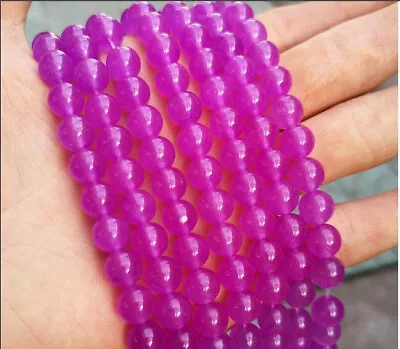 6mm Purple Chalcedony Lab Round Beads Aa##+++ • $0.99
