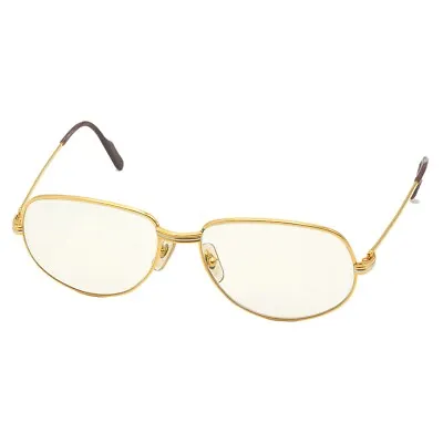 $358 • Buy Cartier Eyeglasses Trinity 56/16 130 Gold Bordeaux Men A2516
