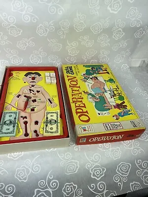 Vtg 1965 Milton Bradley Operation Skill Game With Smoking Doctor With Batteries • $28