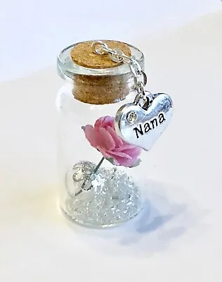 NANA -  A Beautiful Mini Keepsake Gift Bottle 4cm.  With Free Gift Bag • £4.49