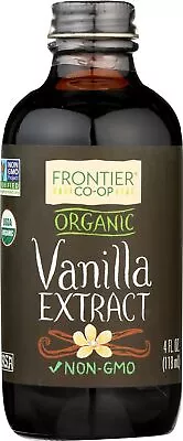 Frontier Nat Prod Co-Op  Organic Vanilla Extract  1 Each  4 Oz • $24.90