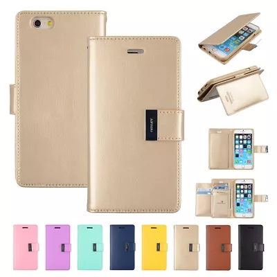 $19.95 • Buy Mercury Goospery Rich Diary Wallet Case Extra Card Slot For IPhone 7Plus /8 Plus