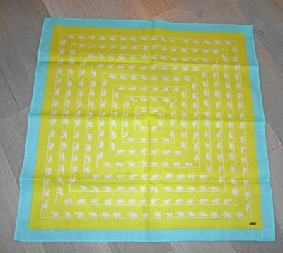 $12.99 • Buy Jim Thompson Cotton Elephant Handkerchief/scarf~ New