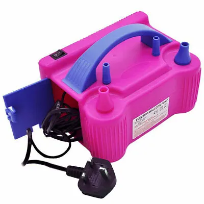 £1.99 • Buy Portable 600W Dual Nozzle Electric Air Pump Party Balloon Toy Inflator Blower UK