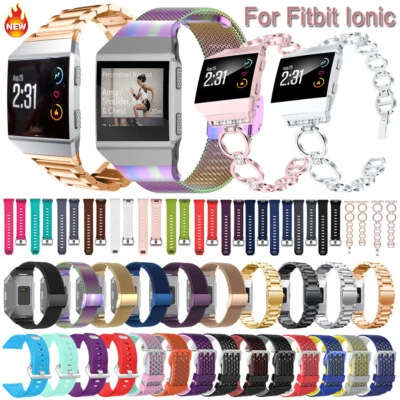 $10.30 • Buy Replacement For Fitbit Ionic Stainless Steel Watch Band Milanese Strap Bracelet