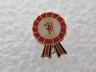 Manchester United RED ARMY Classic Red Devil Pin Badge MUFC Man Utd Man U Rare  • £9.99